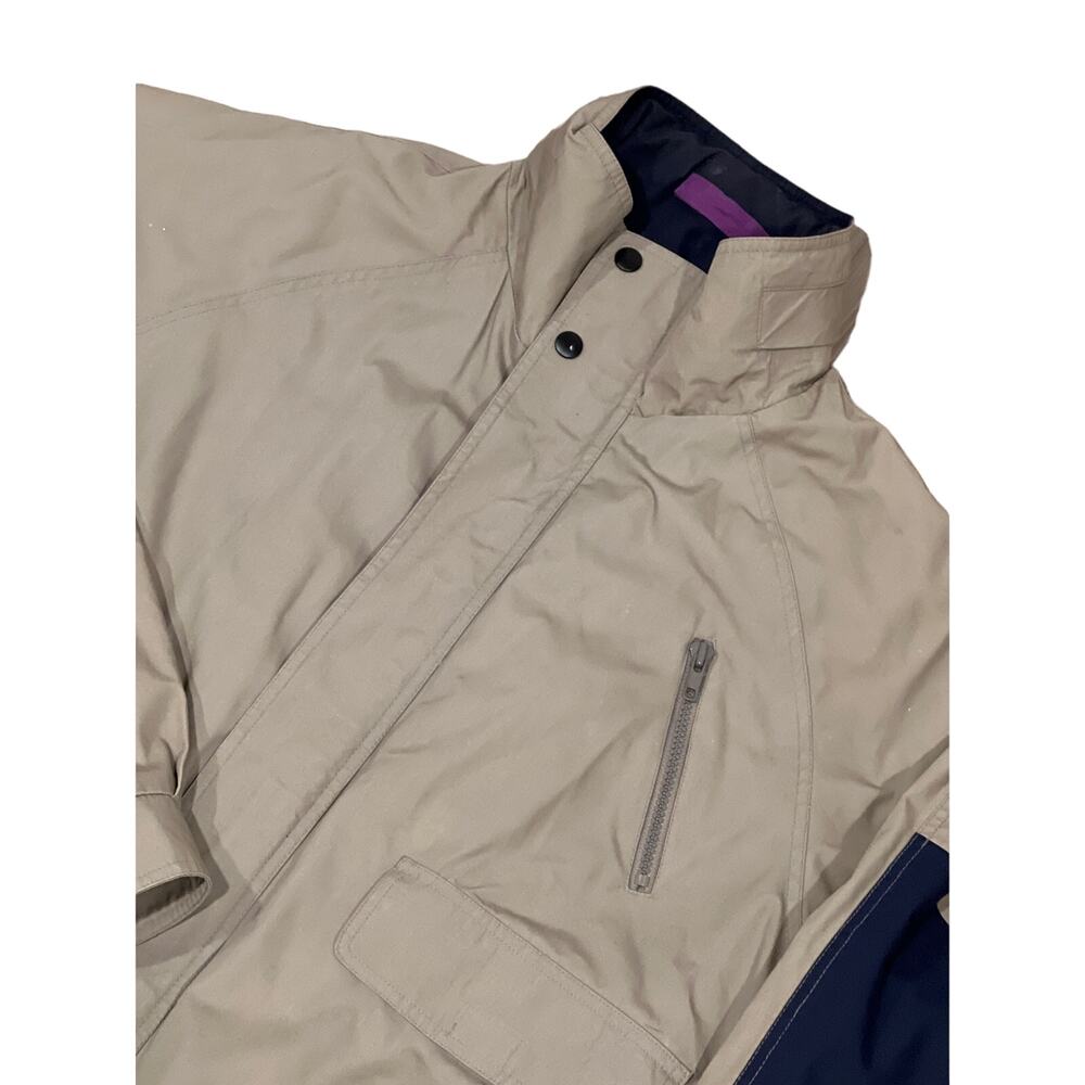 Vintage Coat YT Sport, Midweight Tan Jacket,‎ Size L, 955hang
